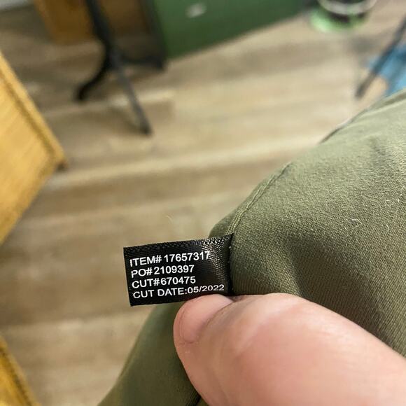 Torrid Happy Camper Olive Green Zip Front Sports Bra Size 4X Splatter Print - Picture 8 of 8